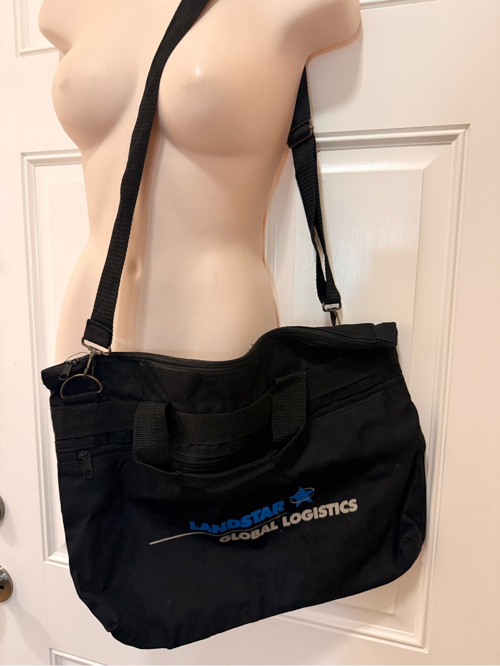 Landstar Logistics Oversized Tote Travel Duffel Bag- Black, OS